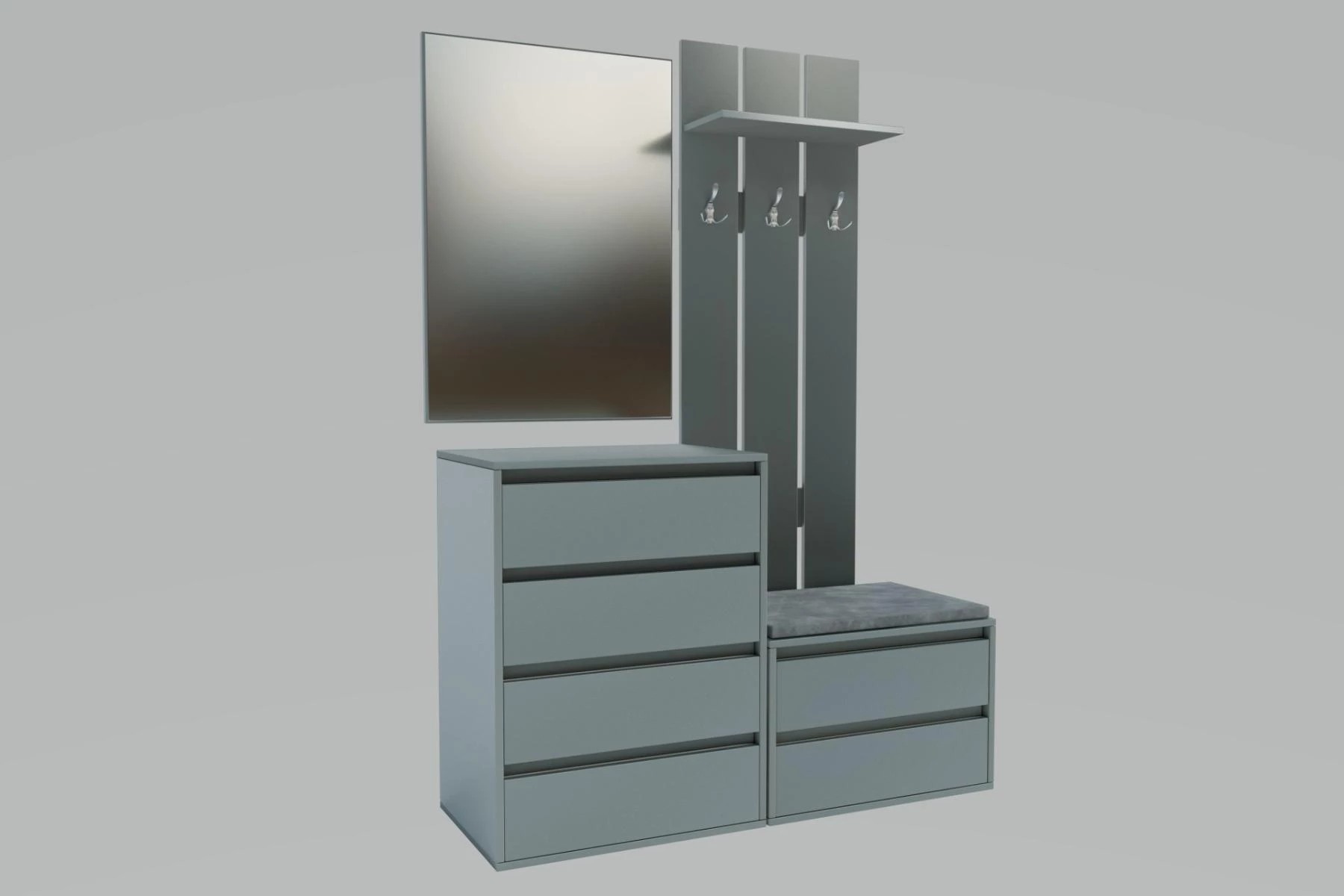 Casarredo MELANIE predsieňová zostava, činčila grey