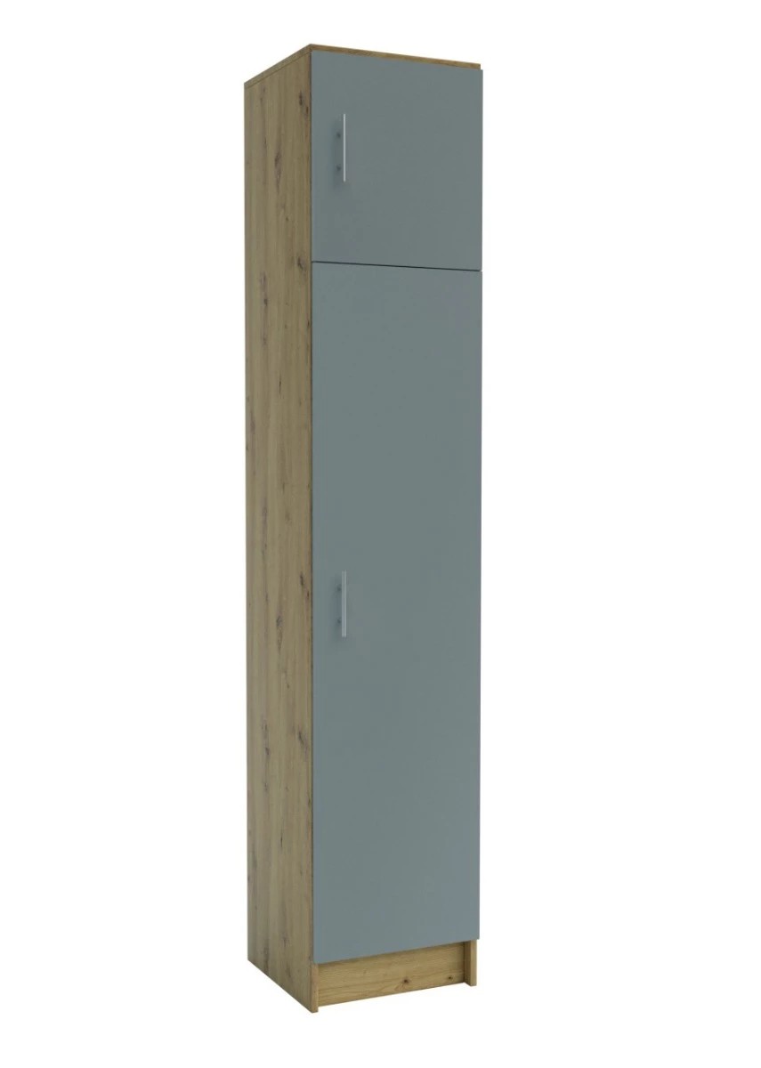 Casarredo MASHENKA úzka skrinka, činčila/dub Artisan
