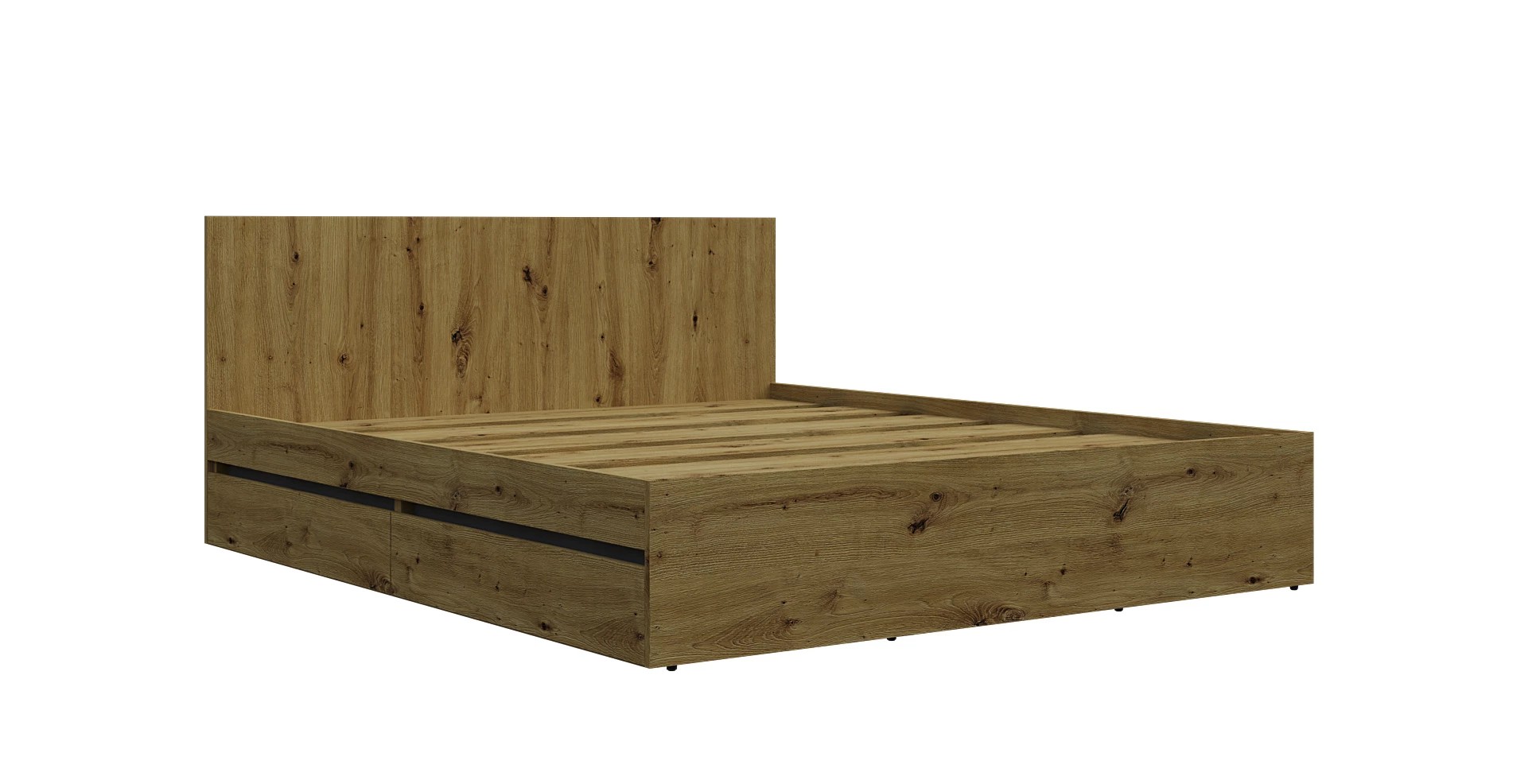 Casarredo IDEA manželská posteľ 160, dub Artisan/grafit