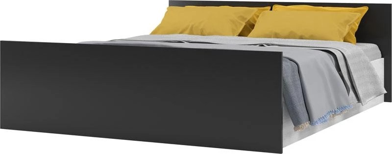 SVIT MEBLIV SONYA manželská postel 160, antracit/light artwood