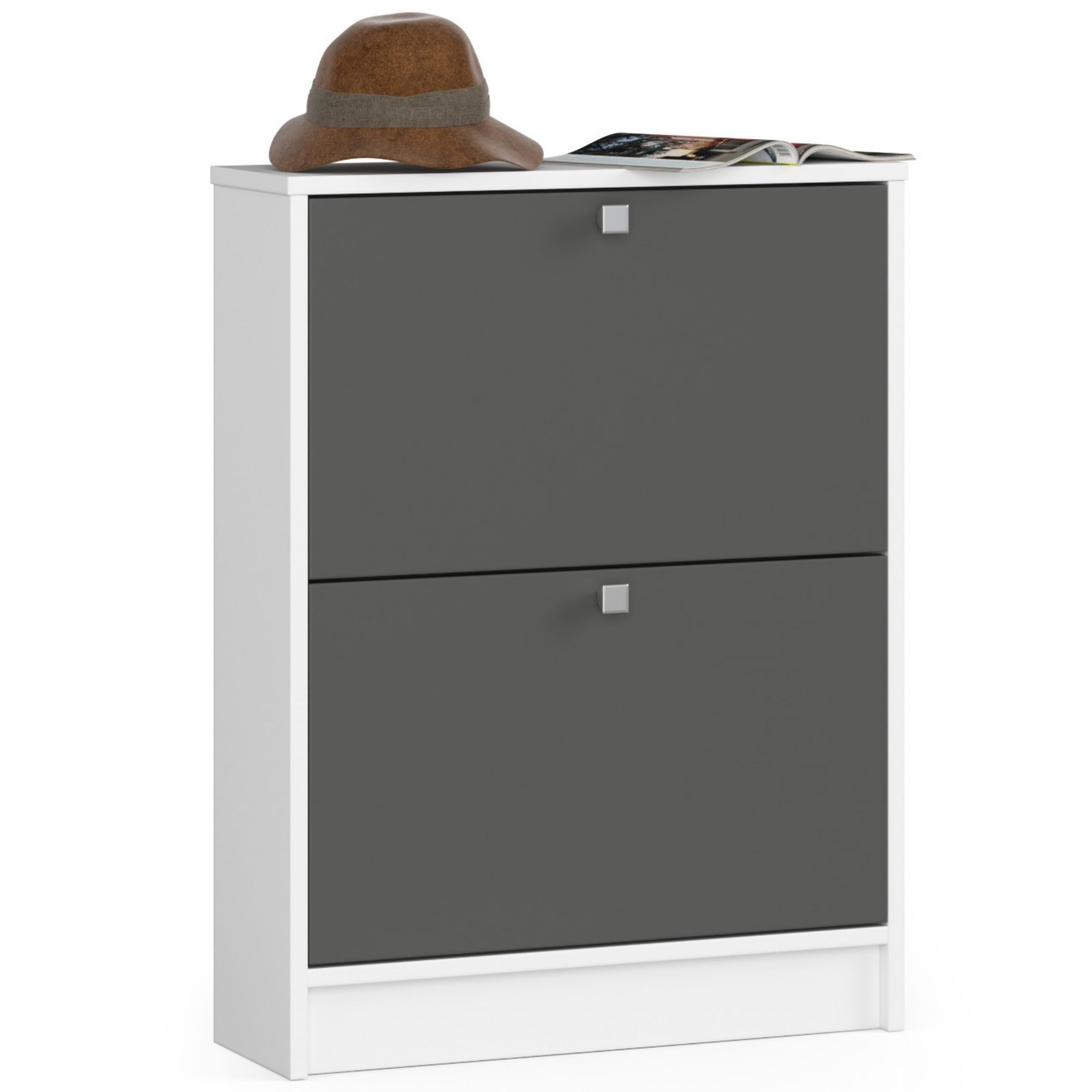 Akord Botník Marienne 60 cm biely/šedý