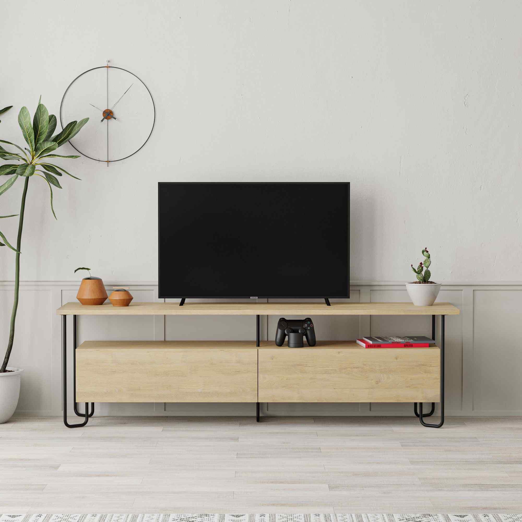DECORTIE CORNEA, TV stolík, dub