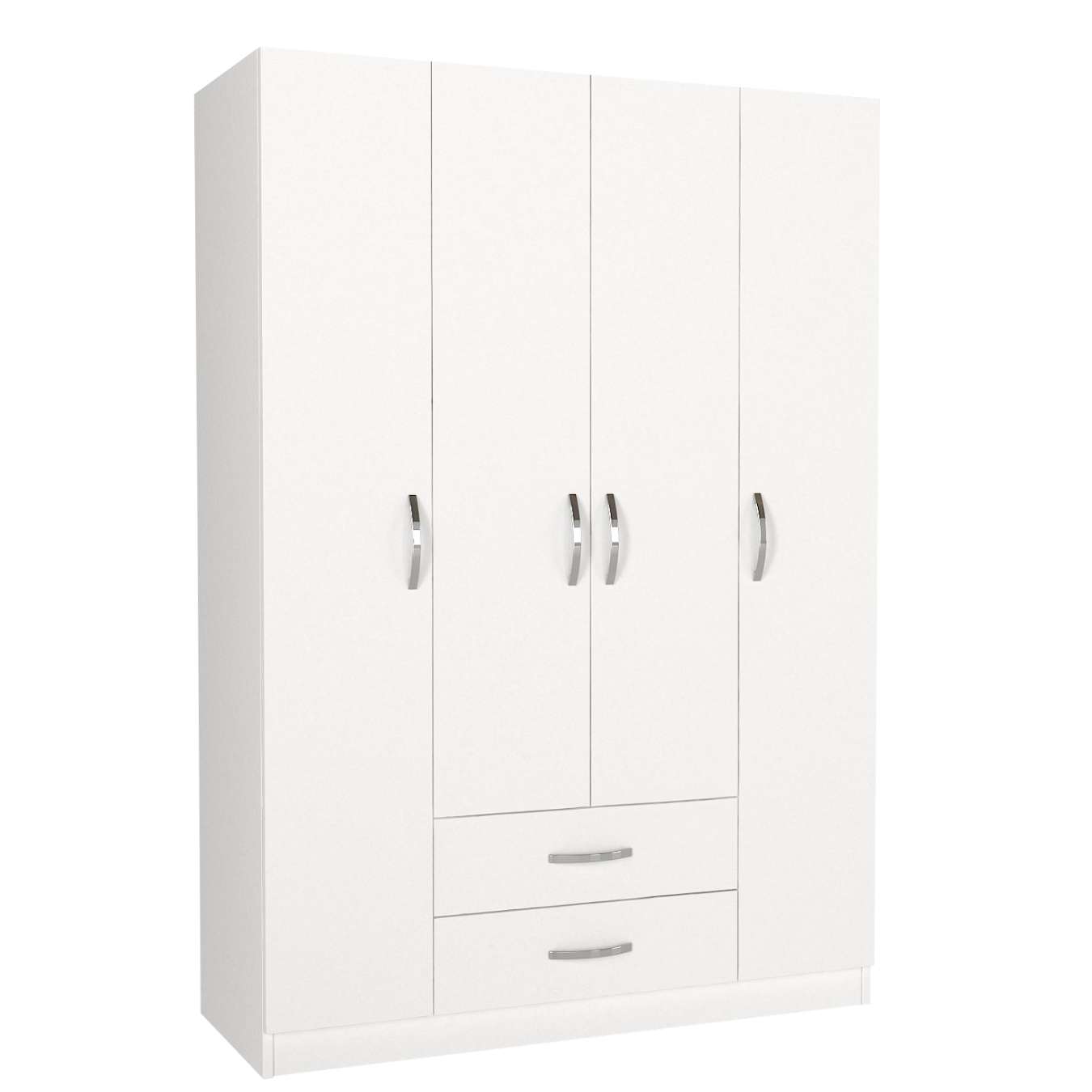Casarredo DIVA 4D šatníková skriňa, biela