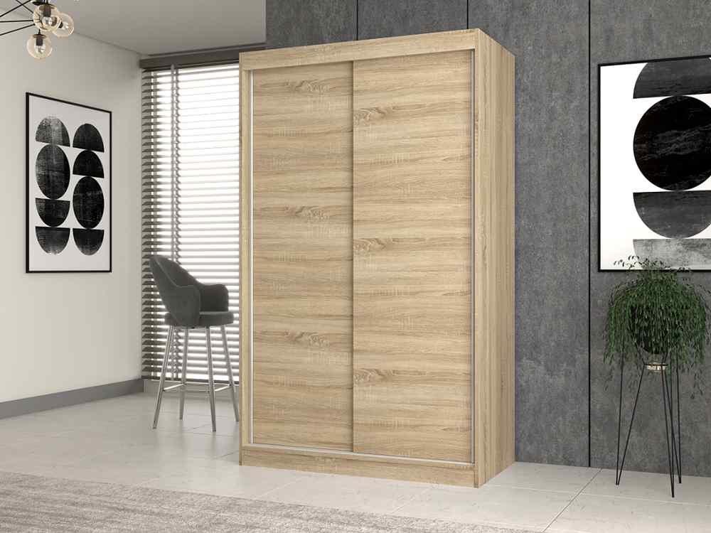 TOPESHOP IGA 120 B, šatníková skriňa, dub Sonoma