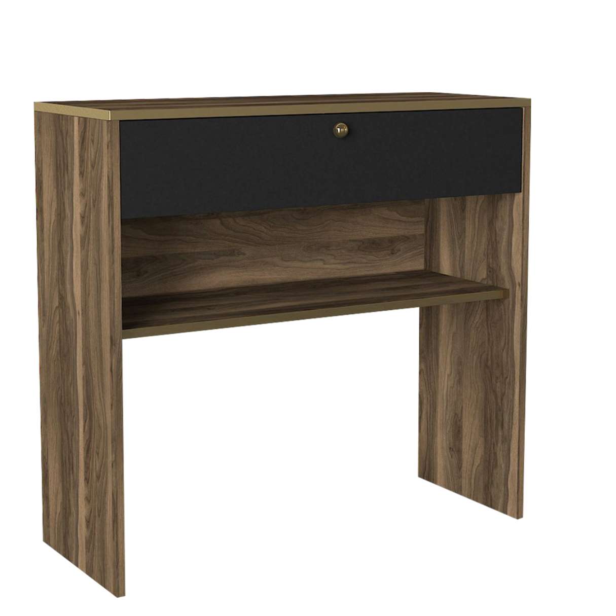 Casarredo LUIS konzolový stolík, orech/čierny