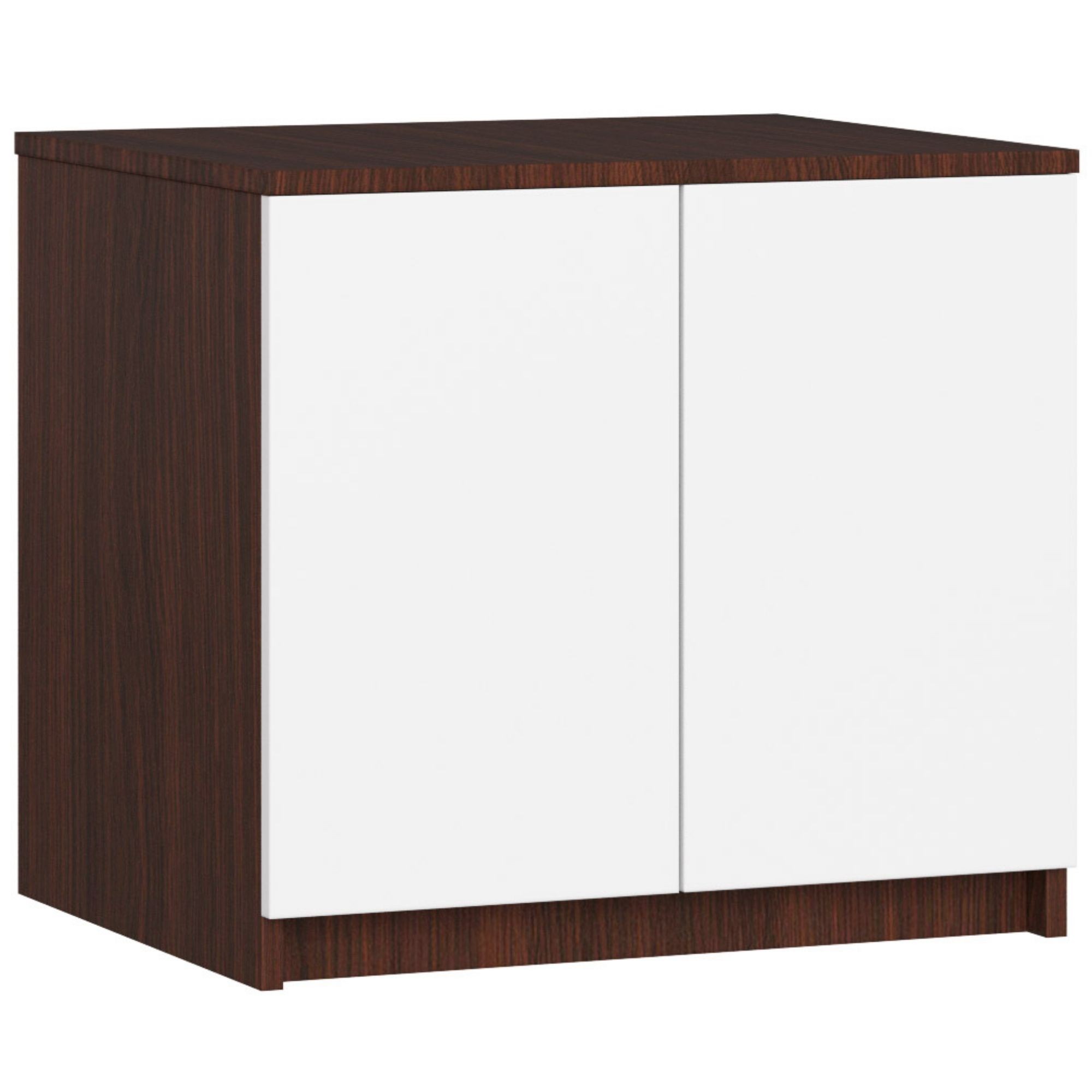 Akord Nadstavec na skriňu 60 cm - wenge-biela - 2 dvierka