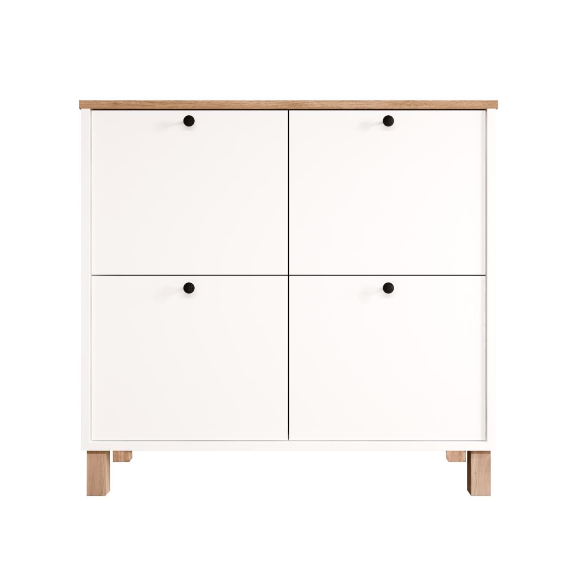 YURUPA Nord botník na nožičkách, biela