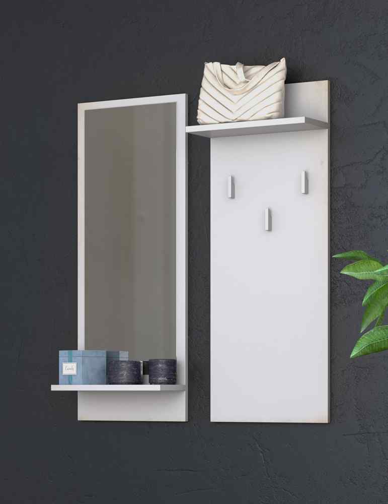 TOPESHOP RIVA, predsieňová zostava, biela