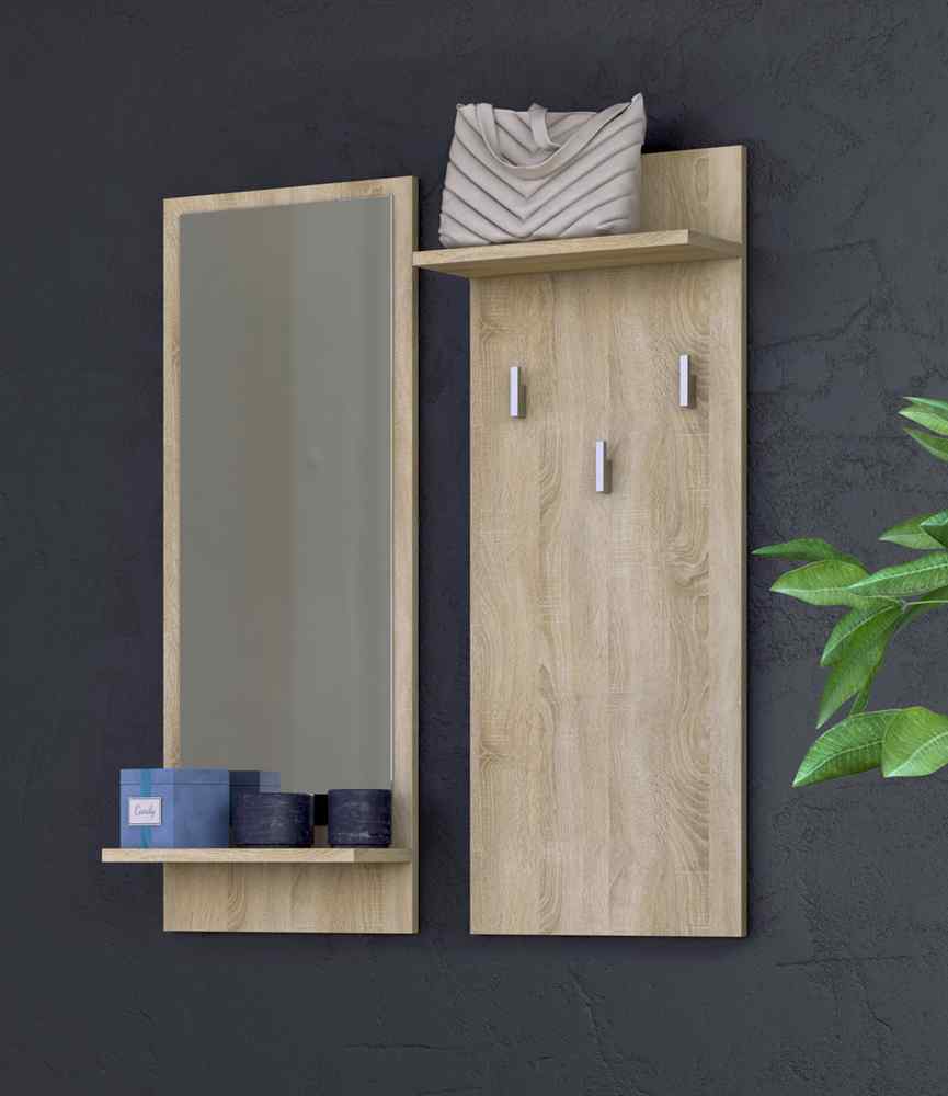 TOPESHOP RIVA, predsieňová zostava, dub Sonoma
