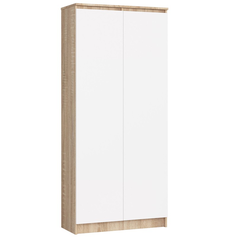 Akord Skriňa Rexa III 80 cm CLP  sonoma/biela