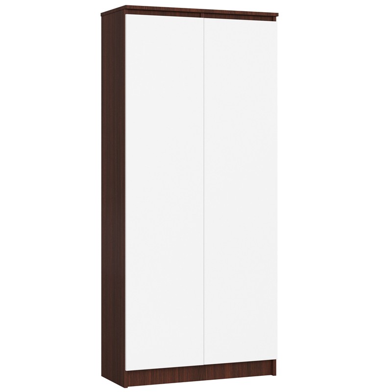 Akord Skriňa Rexa III 80 cm CLP  wenge/biela