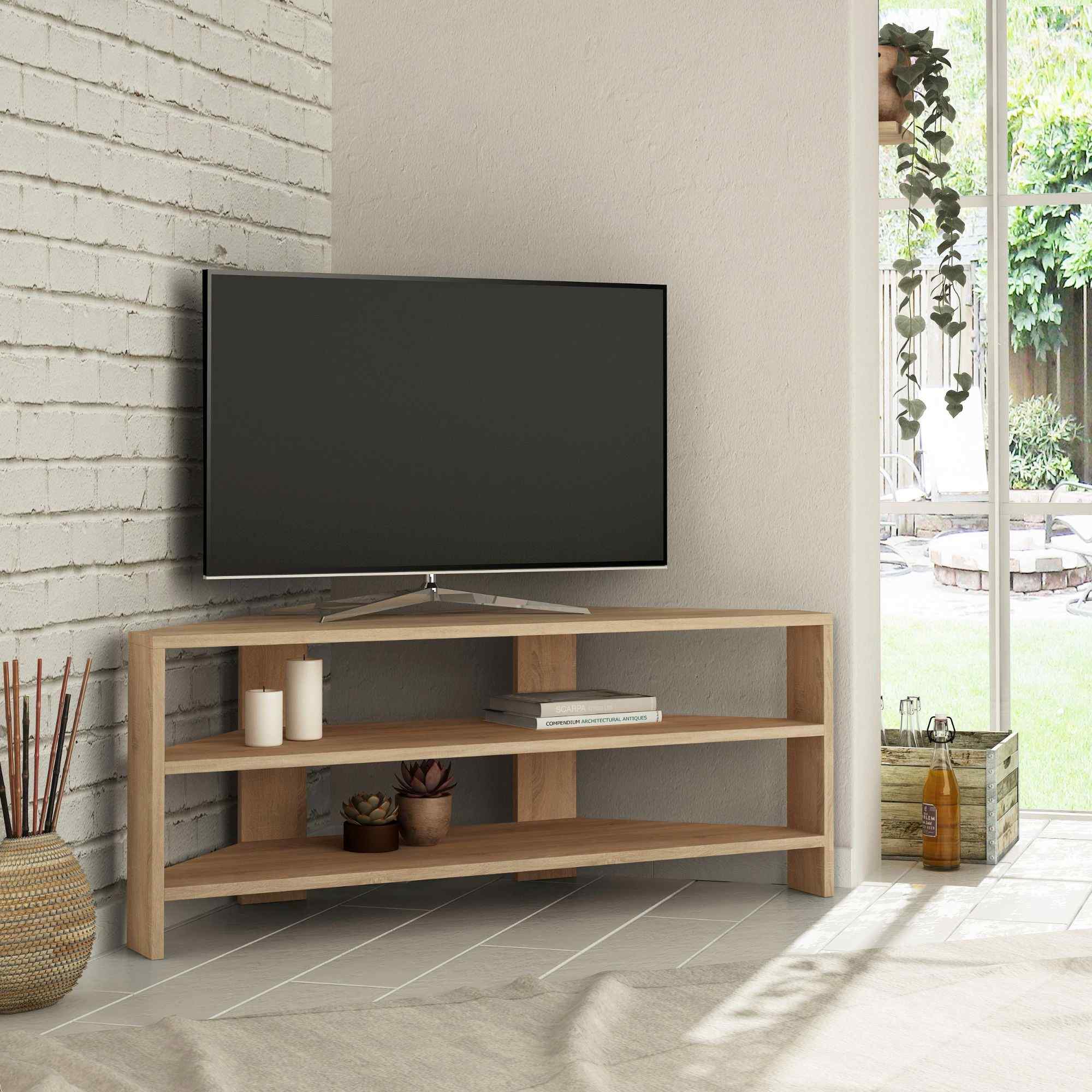 DECORTIE THALES, TV stolík, dub