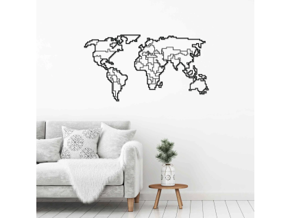 world map bytov doplnky a dekor cie iern4550c68f