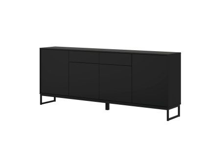 OLBIA 47, siroka komoda 4D2S, cierny Onyx 2