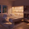 BED CONCEPT BC 14, sklapacia postel horizontalna 160, kasmirova 5
